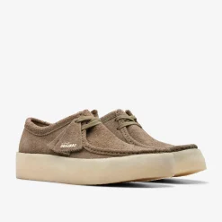 Wallabee Cup Pale Khaki Suede