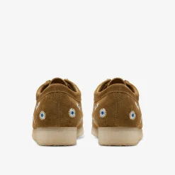 Wallabee Dark Olive Embroidery