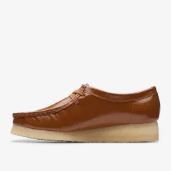 Wallabee Dusk Brown Patent