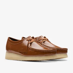 Wallabee Dusk Brown Patent