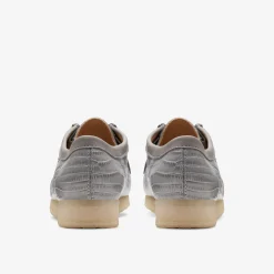 Wallabee Grey Crocodile Print