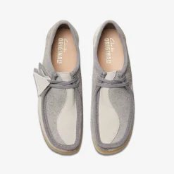 Wallabee Grey/Off White