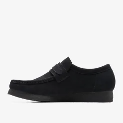 Wallabee Loafer Black Suede