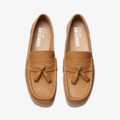 Wallabee Loafer Mid Tan Leather