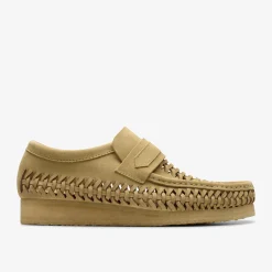 Wallabee Loafer Weave Maple Suede