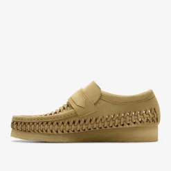 Wallabee Loafer Weave Maple Suede