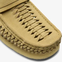 Wallabee Loafer Weave Maple Suede