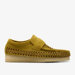 Wallabee Loafer Weave Olive Suede
