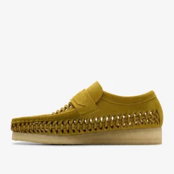 Wallabee Loafer Weave Olive Suede