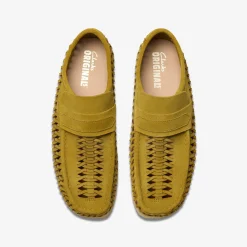 Wallabee Loafer Weave Olive Suede