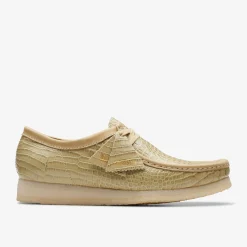 Wallabee Maple Crocodile