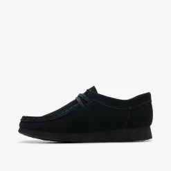 Wallabee Older Black Suede