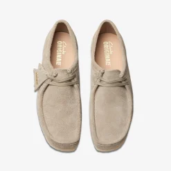 Wallabee Pale Grey Suede
