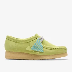 Wallabee Pale Lime Suede