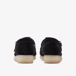 Wallabee T-Bar Black Suede