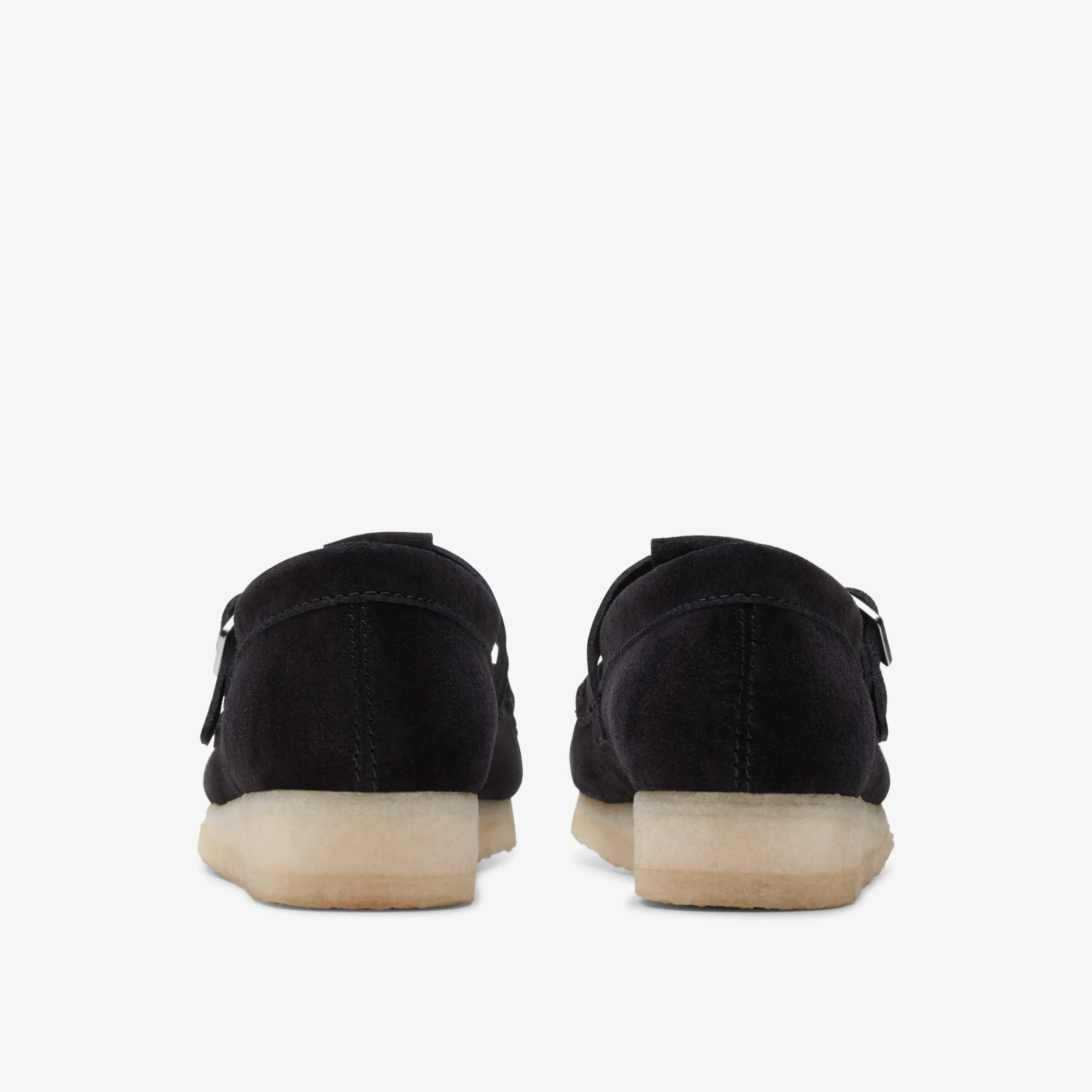 Wallabee T-Bar Black Suede