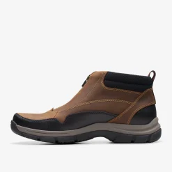 Walpath Zip Dark Tan Leather