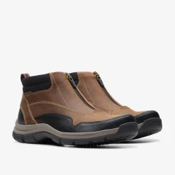 Walpath Zip Dark Tan Leather