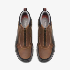 Walpath Zip Dark Tan Leather
