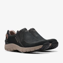 Wave Plateau Black Nubuck