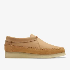 Weaver Tie Tan Suede