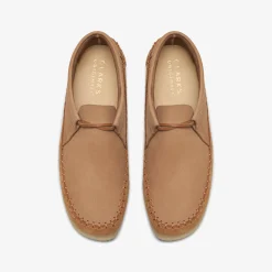 Weaver Tie Tan Suede